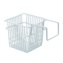 1 of 5:Kitchen Details Double Sink Sponge Holder in White 