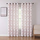 5 of 11:Arlo Printed Room Darkening Grommet Window Curtain Panel, 52x84 Inches 