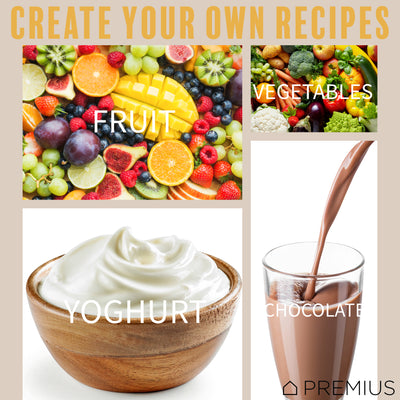 4 of 8:PREMIUS 4 Silicone Ice Pop Maker Mold Set, White, 9.25x2.95x4.52 Inches 