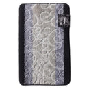 3 of 21:Vienna Scroll Two-Tone Non-Slip Soft Bath Rug, 18x30 Inches 