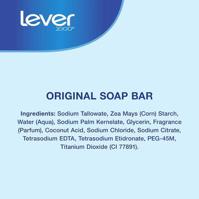 9 of 9:Lever 2000 Feel Refreshingly Clean Body & Bar Soap Original, 4 Ounces 