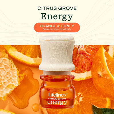 4 of 6:Lifelines Waves Ultrasonic Essential Oil Diffuser with Essential Oil Blend, 200 ml 