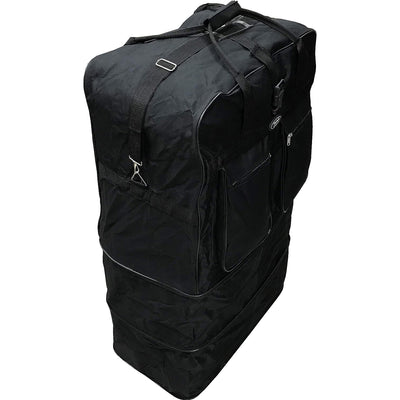3 of 4:Charlie Sport Expandable Wheel Bag Luggage, Black, 30x17x11 Inches 