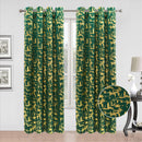 7 of 8:Huston Metallic Foil Grommet Window Curtain Panel, 54x84 Inches 