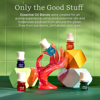 6 of 6:Lifelines Waves Ultrasonic Essential Oil Diffuser with Essential Oil Blend, 200 ml 