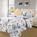 3 of 4:Essentials Bright 4 & 6 Piece Printed Wrinkle-Free Sheet Set, Stencil Flower 