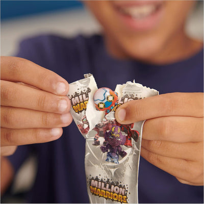 4 of 9:Million Warriors Battle Pack with 35 Collectible Figures, Launcher and Playset, Ages 5 and Up 