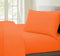 Allessia Wrinkle Free Super Soft Sheet Set, Orange