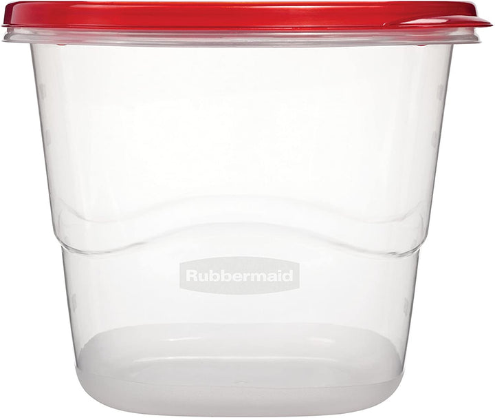  Rubbermaid TakeAlongs Deep Rectangular Food Storage Containers,  8 Cup, Tint Chili, 2 Count : Home & Kitchen