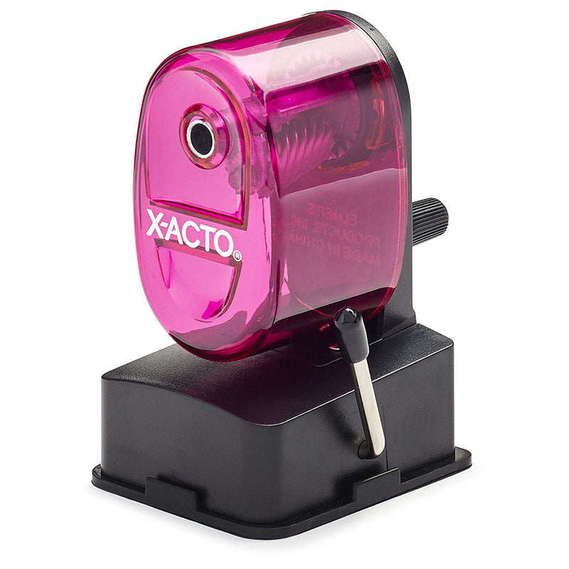 X-Acto Bulldog Vacuum Mount Manual Pencil Sharpener, Colors May Vary