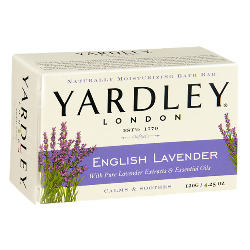 Yardley London Bar Soap English Lavender With Essential Oils - 4.25 Ounces