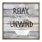 Premius Relax, Soak, Unwind Bathroom Wall Decor, 14x14 Inches