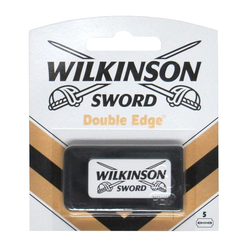 Wilkinson Sword Double Edge Replacement Straight Razor Blades - 5-pack