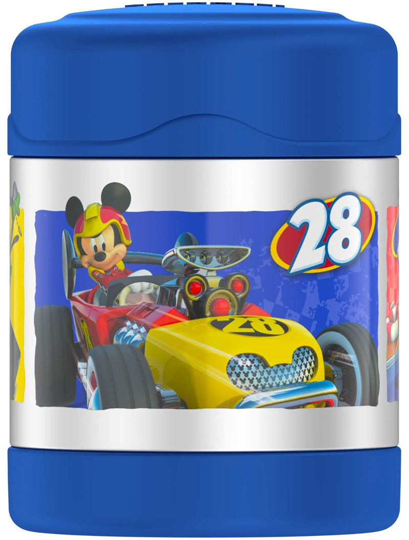 Thermos FUNtainer Mickey Mouse Roadster Racers Food Jar, Blue, 10 Ounces