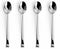 Bentley Stainless Steel Ice Tea Spoon, 4-pieces, 7.25 Inches