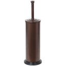 Home Basics Bronze Toilet Brush With Holder, 14.5x4.5 Inches