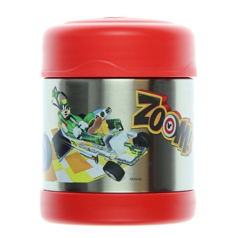 Thermos FUNtainer Mickey Mouse Roadster Racers Food Jar, Red, 10 Ounces