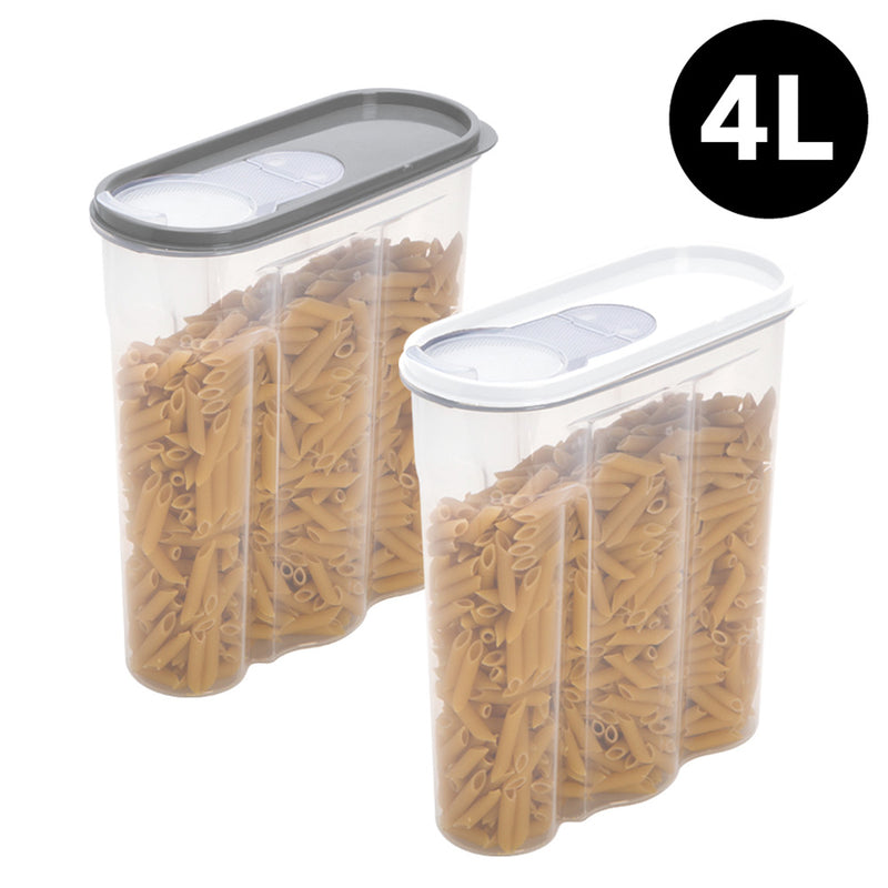 Simplify Deluxe Plastic Flip Lid Storage Container, Colors May Vary, 4.0 Liter, 1-Piece
