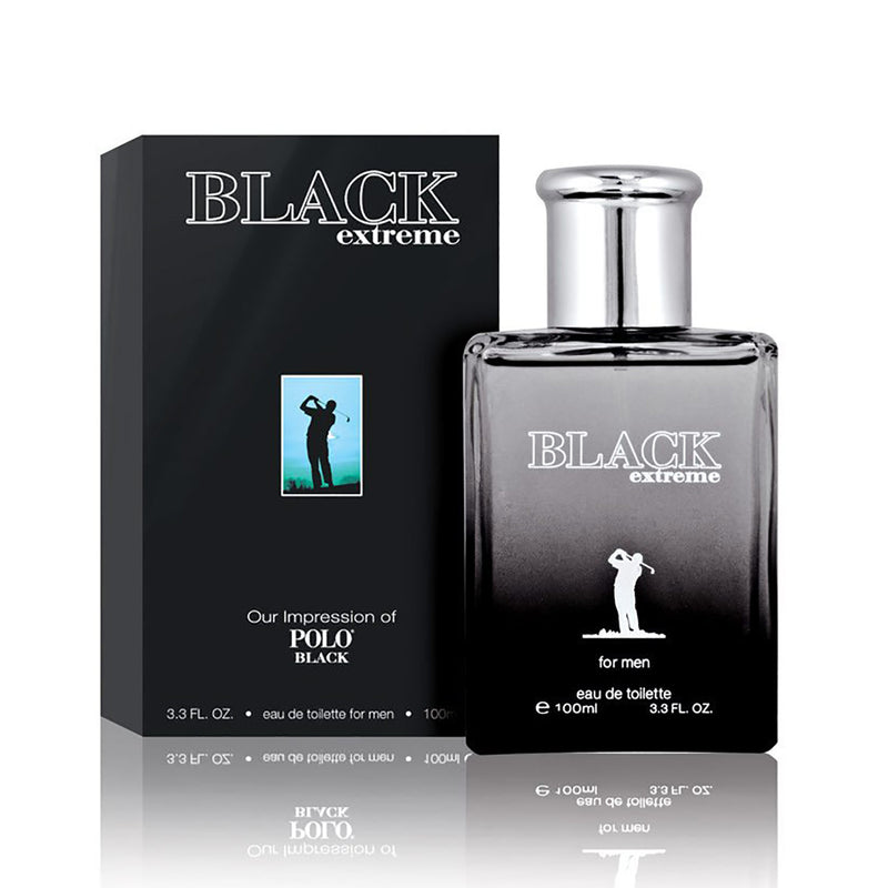 Black Extreme For Men, Impression Of Polo Black, 3.3 Ounces
