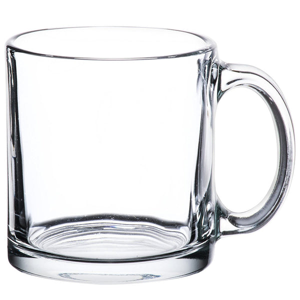 Libbey Robusta Glass Mugs, Set of 4,13 ounce: Glass