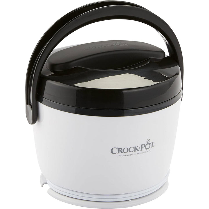 Crock-Pot® Lunch Crock® Food Warmer, Black-White,20 Ounces