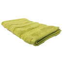 Feather And Stitch Zero Twist Hand Towel, 16x26 Inches, Light Green