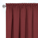 Darcy Textured Rod Pocket Window Panel, Marsala-Tan, 52x84 Inches