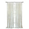 Harper Criss-Cross Tab Top Plush Window Curtain Panel, Creamy White, 50x84 Inches