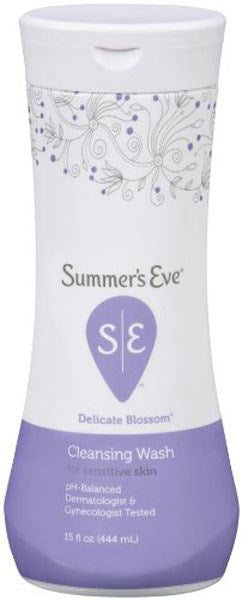 Summer's Eve Cleansing Wash For Sensitive Skin Delicate Blossom, 15 Ounces