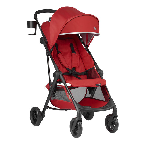 evenflo wim ultra-compact stroller Evenflo Aero Ultra-Lightweight Single Stroller, Cardinal Red – ShopBobbys