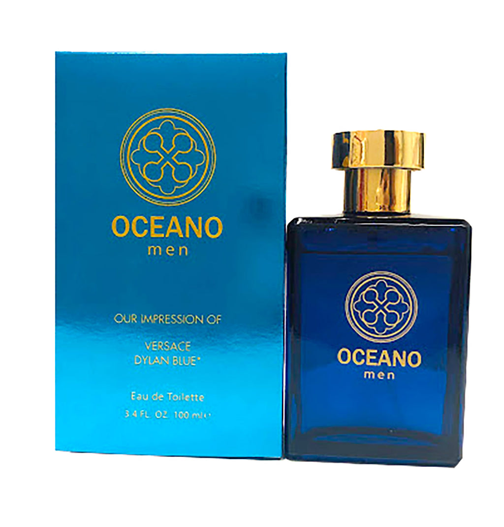 Oceano For Men, Impression of Versace Dylan Blue, 3.4 Fluid Ounces