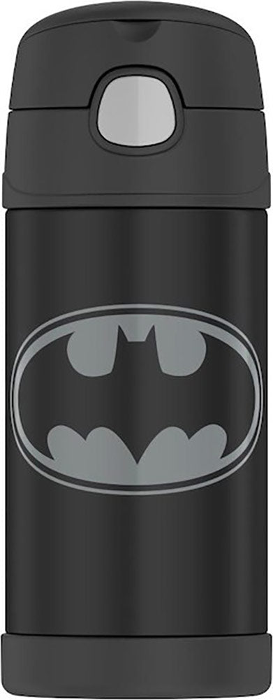 Thermos Funtainer 12 Oz. Water Bottle Batman in Black