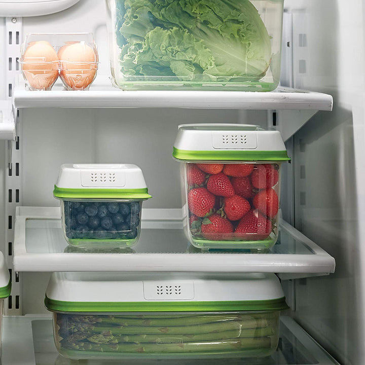 Rubbermaid 6-Piece Produce Saver Containers for Refrigerator with