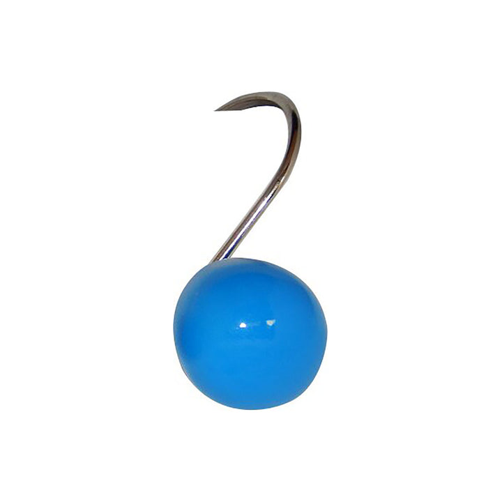 Home Spa Poly Resin Ball Shower Curtain Hooks, Royal Blue, 12 Pack –  ShopBobbys