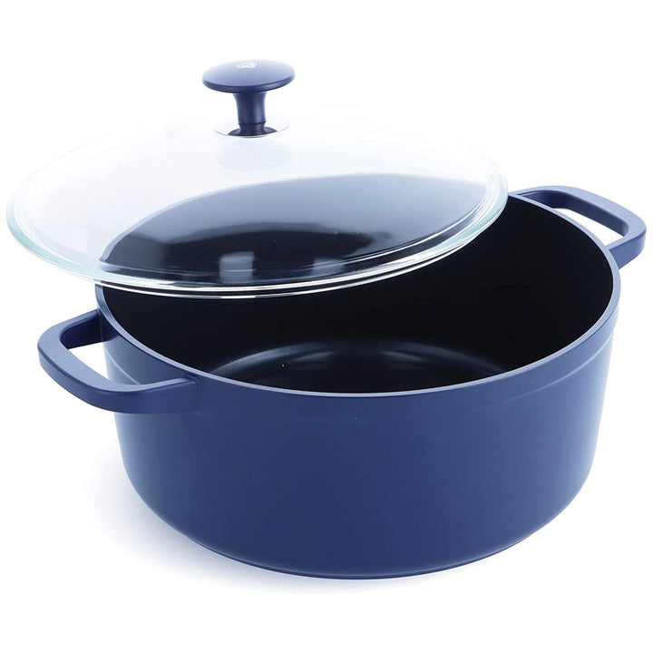 Blue Diamond Cookware Diamond Infused Ceramic Nonstick, 2QT Saucepan Pot  with Lid, PFAS-Free, Dishwasher Safe, Oven Safe, Blue