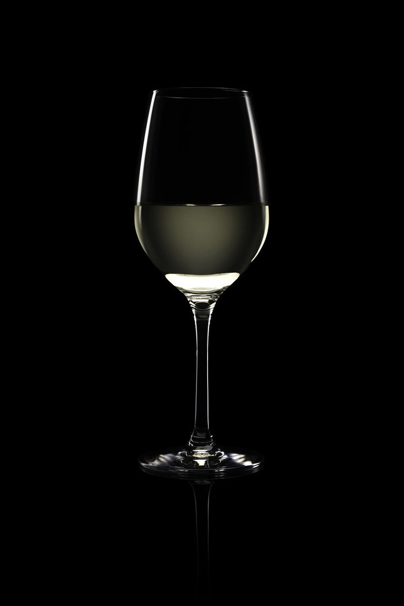 Stolzle Eclipse Crystal White Wine Glasses, 16.75 Ounces, Set of 6