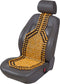 Kool Kooshion Beaded Comfort Cushion For Car Seats, Brown, 15X49X1 Inches