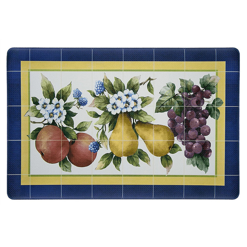 Achim Decorative Anti-Fatigue Mat, Fruity Tiles, 18x30 Inches