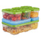Rubbermaid LunchBlox Entree Kit Food Container Set, 5 Containers with Ice Pack, Green