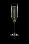 Stolzle Eclipse Crystal Glass Champagne Flutes, 6.25 Ounces, Set of 6