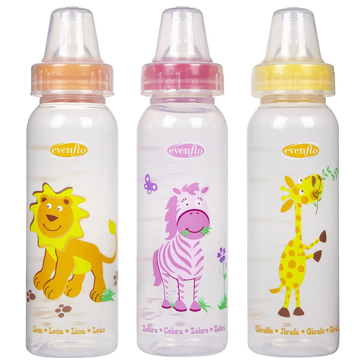 evenflo standard Evenflo Zoo Friends 8-oz Standard Bottle