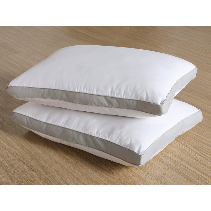 Mia Gusseted Sleeping Pillow, White, Queen, 20x30 Inches