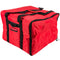 Rubbermaid Commercial Insulated Pizza and Food Delivery Bag, Large, 17 Inch, Red, Fits 6 Pizzas