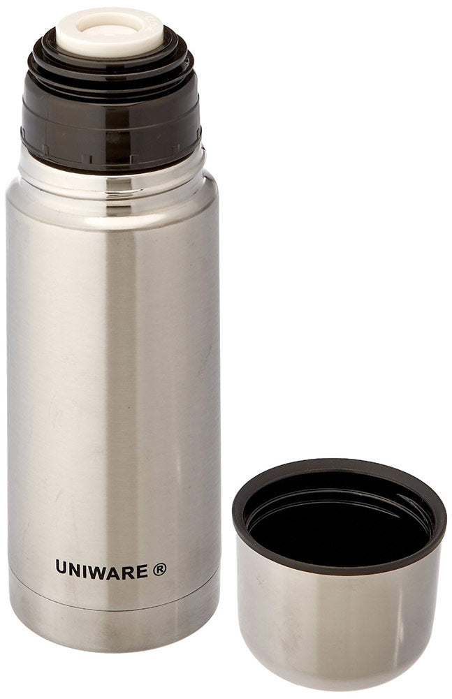 High Quality Stainless Steel Vacuum Flask Bottle Thermos Silver - 350 Ml