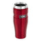 Thermos Vacuum Insulated Stainless King Travel Tumbler, Cranberry Red, 16 Ounces