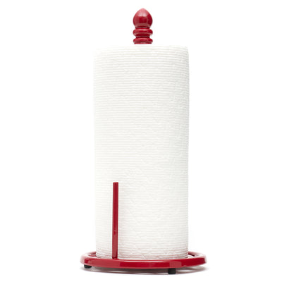 Linen Store Cast Iron 2 Piece Set Paper Towel Holder & Trivet