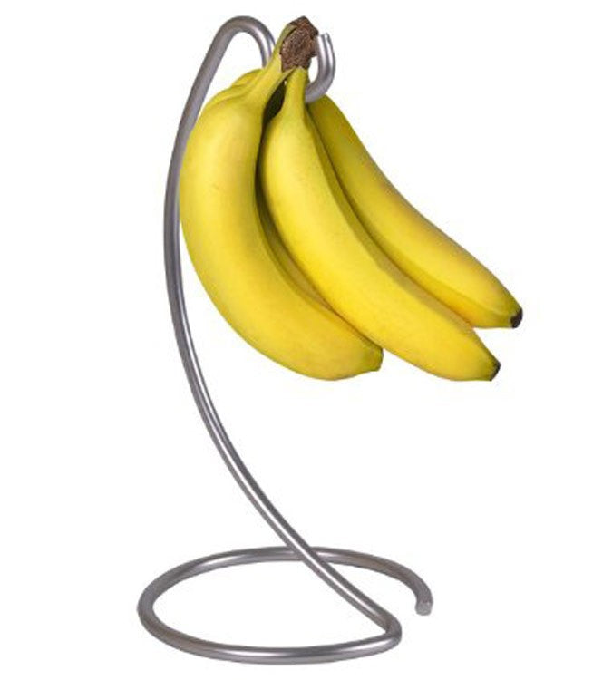 Home Basics Banana Tree, Satin Nickel Simplicity Collection