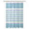 Bath Bliss Romford PEVA Shower Curtain, Blue-Green, 70x72 Inches