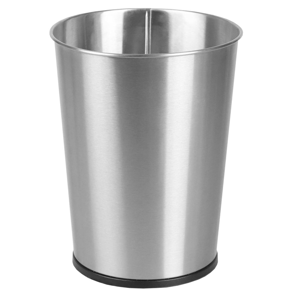 Home Basics Stainless Steel Waste Bin, Silver, 5 Liter – ShopBobbys