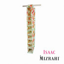 Isaac Mizrahi Ikat Floral Design 10-Shelf Hanging Closet Organizer - 6x12x46
